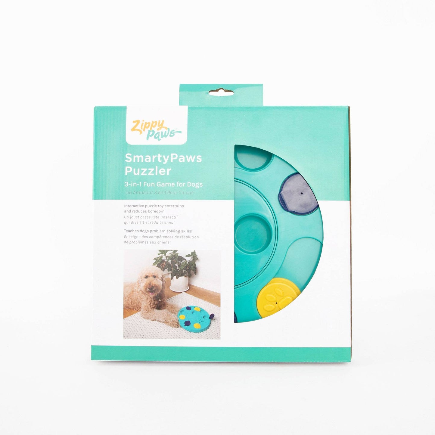 ZippyPaws Smarty tassar - Interaktivt Pusselspel