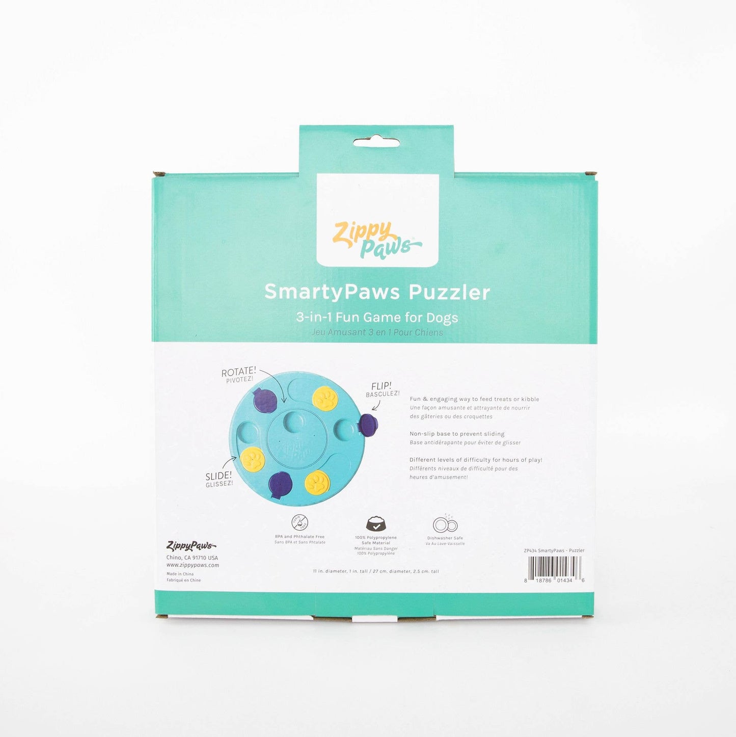ZippyPaws Smarty tassar - Interaktivt Pusselspel