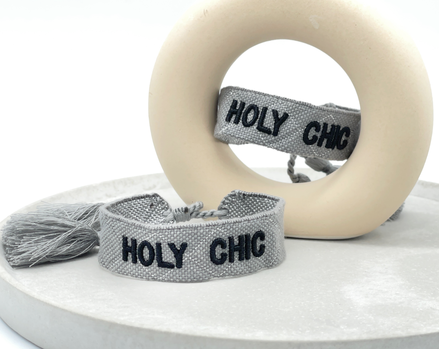 HOLY CHIC armband vävt, broderat, supermjukt