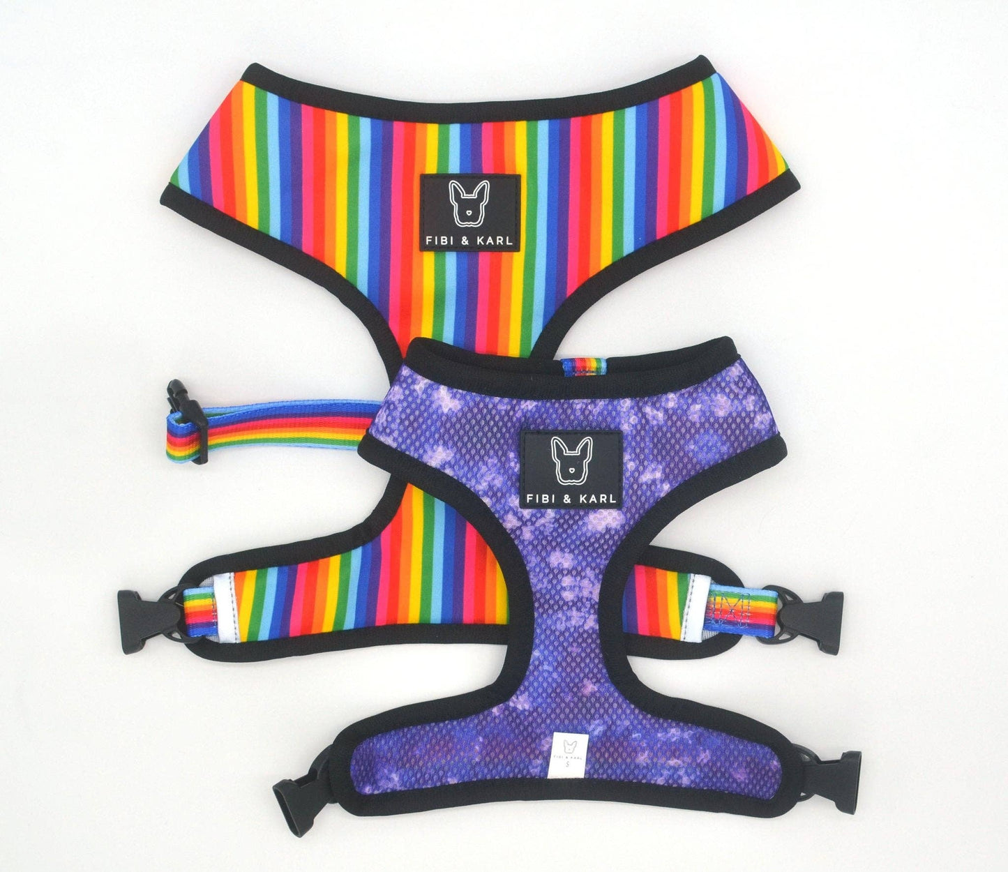 2-i-1 hund sele Boho Sky