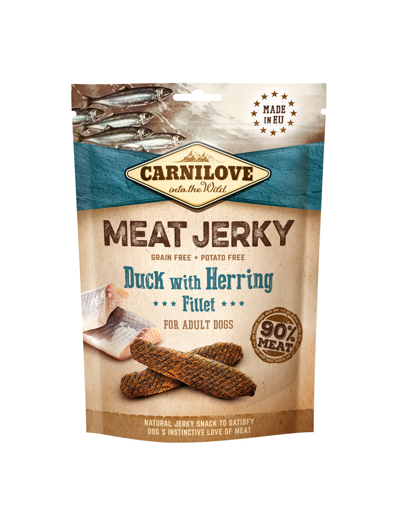 Carnilove Meat Jerky - with Duck and Herring Fillet