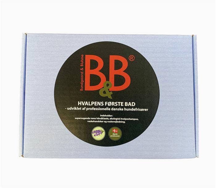 B&B StartpaketValpens första bad ”Blue Box”