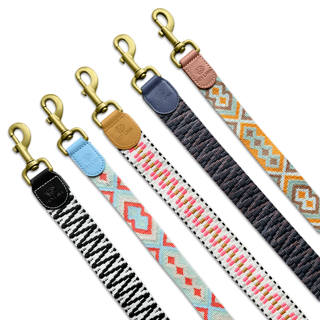 Premium Hey Lana hundkoppel - 3-vägs justerbar - 1,8 m - 2,0 m