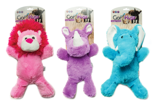 Gor Kramar Kongo Familj  Lila/Blå/Rosa