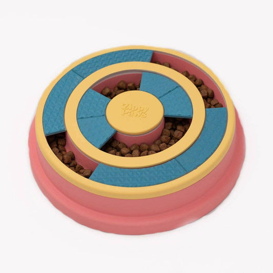 SmartyPaws Wagging Wheel Puzzler Feeder Bowl